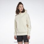 نحيف كلاسيكي أبيض لوكس هوديي كبير الحجم Reebok 0NZ0F370