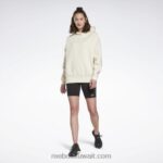 نحيف كلاسيكي أبيض لوكس هوديي كبير الحجم Reebok 0NZ0F370 - Image 3