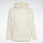 نحيف كلاسيكي أبيض هودي كبير الحجم معاد تدويره في الاستوديو (حجم كبير) Reebok 0NZ0F828 - Image 6