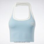 نحيف لؤلؤة زرقاء كلاسيكيات الجرافيك الرسن تانك توب Reebok 0NZ0F913 - Image 8