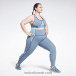 نحيف لائحة زرقاء كولون لوكس بخصر مرتفع (قياس كبير) Reebok 0NZ0F872 - Image 2