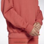نحيف مادة شفافة سترة طاقم myt Reebok 0NZ0F786 - Image 5