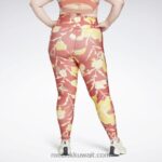 نحيف مادة شفافة طماق مطبوعة myt (حجم كبير) Reebok 0NZ0F894 - Image 3