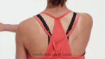 نحيف مضيئة شبه برتقالية أكتيفشيل تانك توب رياضي Reebok 0NZ0F762 - Image 2