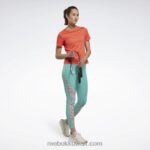نحيف مضيئة شبه برتقالية تشغيل تي شيرت سبيدويك Reebok 0NZ0F954 - Image 2