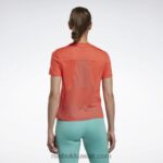 نحيف مضيئة شبه برتقالية تشغيل تي شيرت سبيدويك Reebok 0NZ0F954 - Image 3