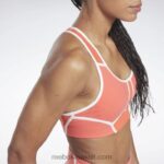 نحيف مضيئة شبه برتقالية حمالة صدر لوكس متسابق مبطنة بالألوان Reebok 0NZ0F416 - Image 7