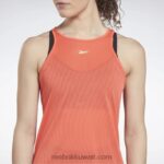 نحيف مضيئة شبه برتقالية متحد مع أعلى خزان اللياقة البدنية مثقبة Reebok 0NZ0F541 - Image 5
