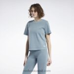 نحيف منتصف الليل الصنوبر تي شيرت صبغ طبيعي كلاسيكي Reebok 0NZ0F974