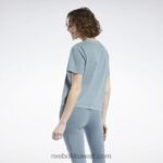 نحيف منتصف الليل الصنوبر تي شيرت صبغ طبيعي كلاسيكي Reebok 0NZ0F974 - Image 3