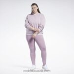 نحيف منقوع أرجواني كنزة صباغة طبيعية كلاسيكية (حجم كبير) Reebok 0NZ0F903 - Image 3