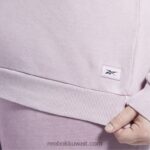 نحيف منقوع أرجواني كنزة صباغة طبيعية كلاسيكية (حجم كبير) Reebok 0NZ0F903 - Image 5