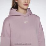 نحيف منقوع أرجواني لوكس هوديي كبير الحجم Reebok 0NZ0F427 - Image 5