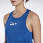 نحيف ناقلات الأزرق Activchill الرسم على الخزان العلوي Reebok 0NZ0F671 - Image 4