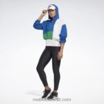 نحيف ناقلات الأزرق سترة منسوجة تشغيل Reebok 0NZ0F711 - Image 2