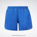 نحيف ناقلات الأزرق شورتات الركض Reebok 0NZ0F607 - Image 6