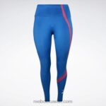 نحيف ناقلات الأزرق طماق ناقلات جاهزة للتمارين الرياضية (حجم كبير) Reebok 0NZ0F481 - Image 6