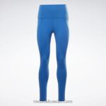 نحيف ناقلات الأزرق كولون لوكس بخصر مرتفع Reebok 0NZ0F426 - Image 6