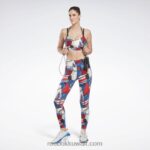 نحيف ناقلات الأزرق لوكس أداء طماق Reebok 0NZ0F534 - Image 2
