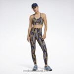 نحيف ناقلات البحرية الجوارب المطبوعة كل انحاء myt Reebok 0NZ0F538 - Image 2