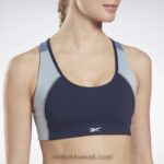 نحيف ناقلات البحرية حمالة صدر رياضية مبطنة من لوكس ريسر Reebok 0NZ0F864 - Image 4