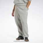 نحيف هيذر رمادي متوسط بنطلون رياضي صوف الهوية (حجم كبير) Reebok 0NZ0F647