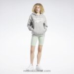 نحيف هيذر رمادي متوسط سويت شيرت صوف بشعار الماركة كبير Reebok 0NZ0F464 - Image 2