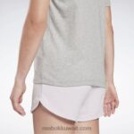 نحيف هيذر رمادي متوسط هوية تي شيرت Reebok 0NZ0F703 - Image 5