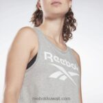 نحيف هيذر رمادي متوسط هوية دبابة الأعلى Reebok 0NZ0F817 - Image 5