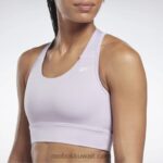 نحيف واحة بنفسجية أساسيات الجري حمالة صدر عالية التأثير Reebok 0NZ0F445 - Image 4