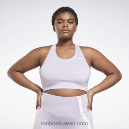 نحيف واحة بنفسجية أساسيات الجري حمالة صدر عالية التأثير (حجم كبير) Reebok 0NZ0F770