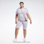 نحيف واحة بنفسجية تي شيرت الهوية (حجم كبير) Reebok 0NZ0F729 - Image 2