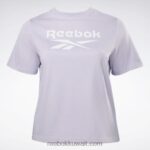 نحيف واحة بنفسجية تي شيرت الهوية (حجم كبير) Reebok 0NZ0F729 - Image 6
