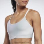 نحيف واحة بنفسجية حمالة صدر رياضية رياضية ضيقة لليوجا Reebok 0NZ0F726 - Image 4