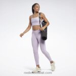 نحيف واحة بنفسجية طماق اليوغا عالية مخصر الأداء الضلع Reebok 0NZ0F698 - Image 2