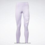 نحيف واحة بنفسجية ليقنز بشعار الماركة Reebok 0NZ0F550 - Image 6