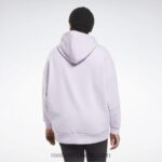 نحيف واحة بنفسجية هودي كبير الحجم معاد تدويره في الاستوديو (حجم كبير) Reebok 0NZ0F602 - Image 3