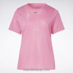 نحيف وردي حقيقي تي شيرت نضوب (حجم كبير) Reebok 0NZ0F885 - Image 6