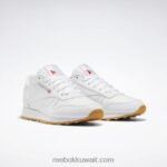 نحيف FTWWR أبيض / رمادي نقي 3 / ريبوك صمغ مطاطي -03 أحذية جلدية كلاسيكية Reebok 0NZ0F55 - Image 5