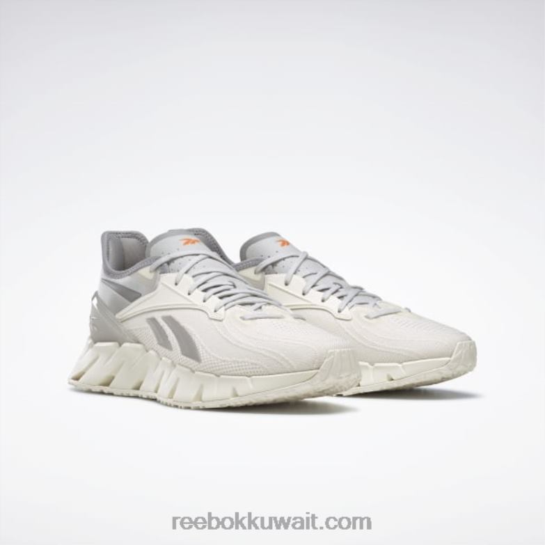 نقي رمادي 2 / طباشير / رمادي نقي 4 حذاء zig kinetica 3 Reebok 0NZ0F504 - Image 3