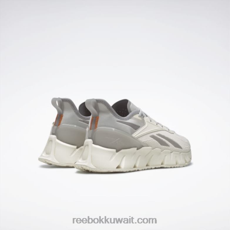 نقي رمادي 2 / طباشير / رمادي نقي 4 حذاء zig kinetica 3 Reebok 0NZ0F504 - Image 4