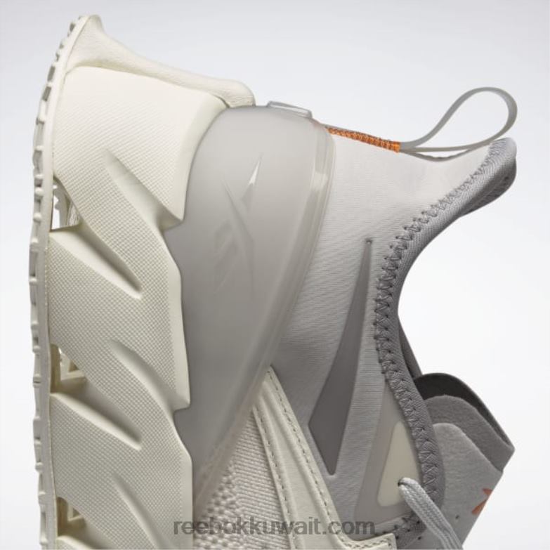 نقي رمادي 2 / طباشير / رمادي نقي 4 حذاء zig kinetica 3 Reebok 0NZ0F504 - Image 8