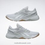 نقي رمادي 2 / قدم أبيض / رمادي نقي 3 أحذية التدريب nanoflex tr للسيدات Reebok 0NZ0F276 - Image 9