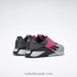نقي رمادي 2 / وردي ذري / قلب أسود حذاء تدريب نانو 6000 Reebok 0NZ0F138 - Image 4