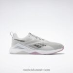 نقي رمادي 2 / ftwr أبيض / أسود أساسي حذاء تدريب nanoflex tr 2.0 للنساء Reebok 0NZ0F161