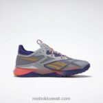 نقي رمادي 3 / أرجواني غامق / برتقالي مضيئة حذاء تدريب nano x2 tr Adventure للرجال Reebok 0NZ0F1122 - Image 3