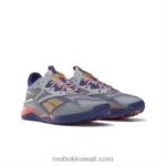 نقي رمادي 3 / أرجواني غامق / برتقالي مضيئة حذاء تدريب nano x2 tr Adventure للرجال Reebok 0NZ0F1122 - Image 4