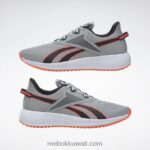 نقي رمادي 3 / الأساسية أسود / برتقالي مضيئة لايت بلس 3 أحذية ركض رجالية Reebok 0NZ0F1340 - Image 3