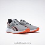 نقي رمادي 3 / الأساسية أسود / برتقالي مضيئة لايت بلس 3 أحذية ركض رجالية Reebok 0NZ0F1340 - Image 5