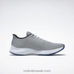نقي رمادي 3 / كور أسود / أزرق متجه حذاء جري رانر 5 للرجال Reebok 0NZ0F1055 - Image 4